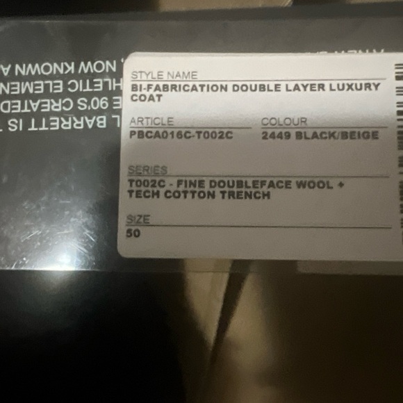 I have a beautiful Neil Barrett luxury coat retail for $3400 - Picture 5 of 16